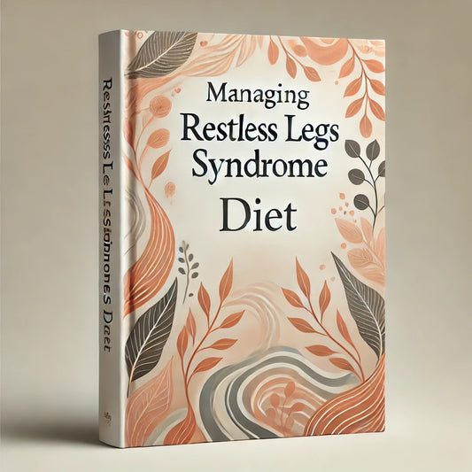 Cover image titled Diagnosing Restless Legs Syndrome with warm calming colors and nature motifs evoking relaxation